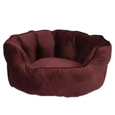 FREEDOG cuna Cozy rojo vino 50x40x28 cm