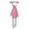FREEDOG perro juguete mono con sonido rojo 45 cm