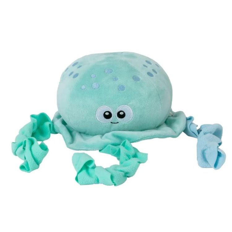FREEDOG perro juguete pulpo azul 20 x 32 cm