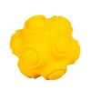 FREEDOG perro juguete pelota Rivet amarillo 7.8 cm