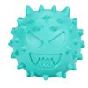 FREEDOG perro juguete goma pelota Emoji turquesa
