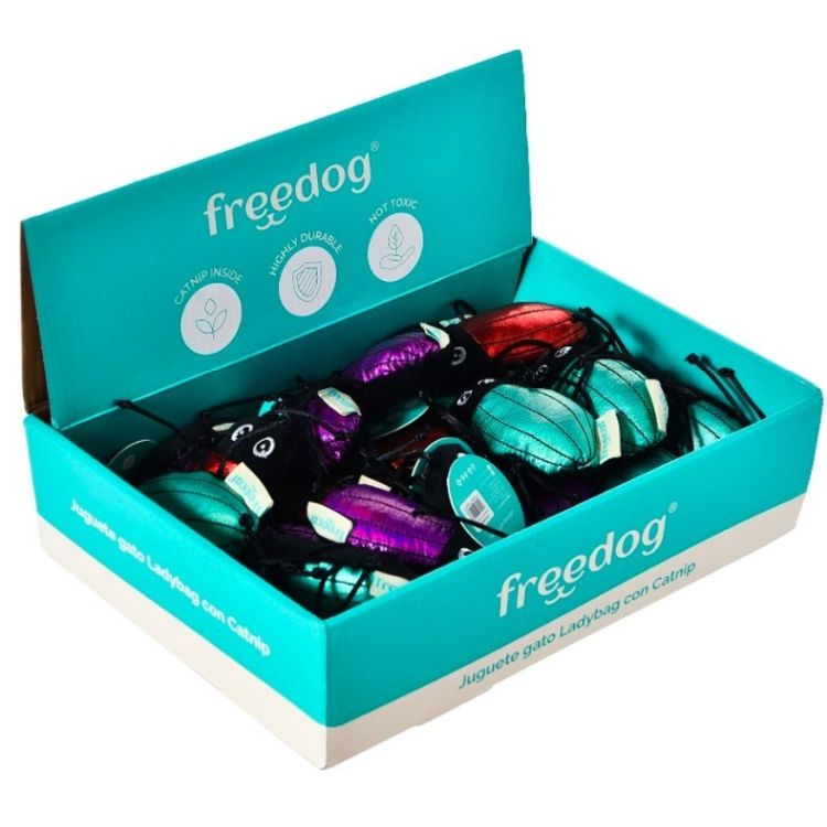 FREEDOG gato juguete Ladybug catnip 5x9.6 cm