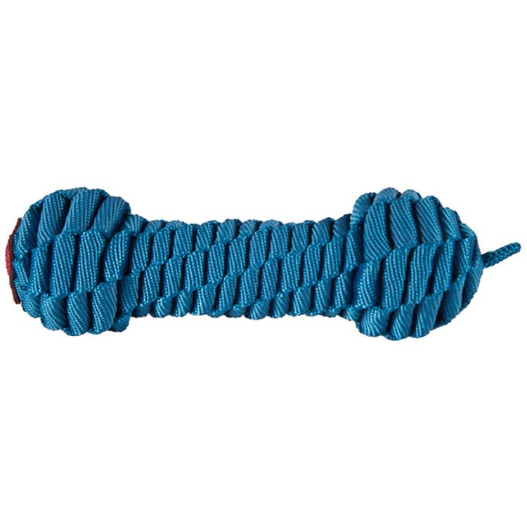 FREEDOG perro juguete mordedor Loopy bone azul