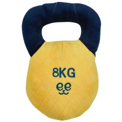 FREEDOG perro juguete Tough ketly amarillo y azul
