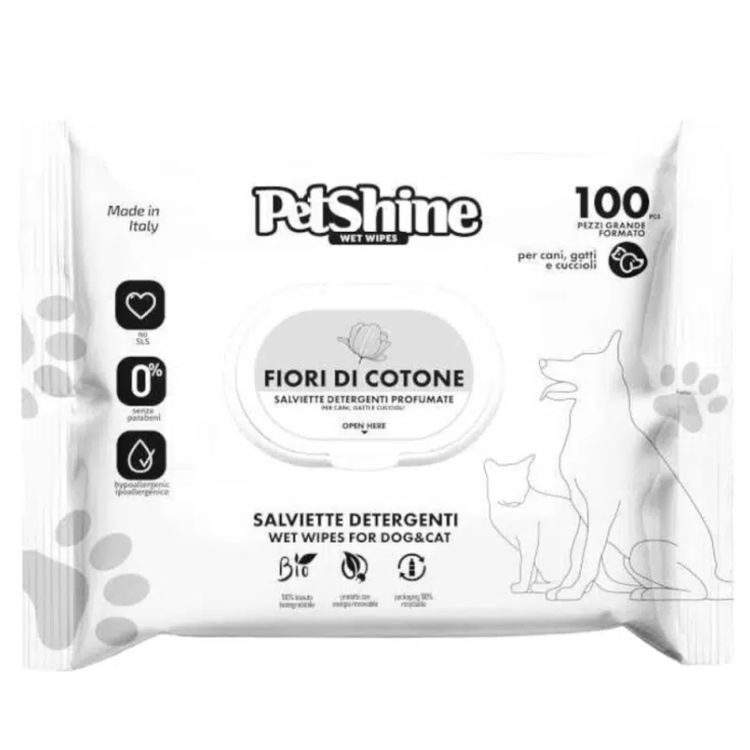 PETSHINE toallitas algodon