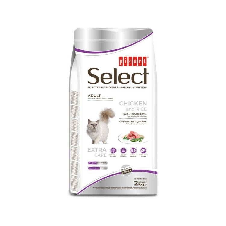 SELECT gato adulto pollo 2 kg