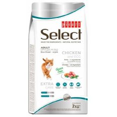 SELECT gato adulto esterilizado light grainfree pollo