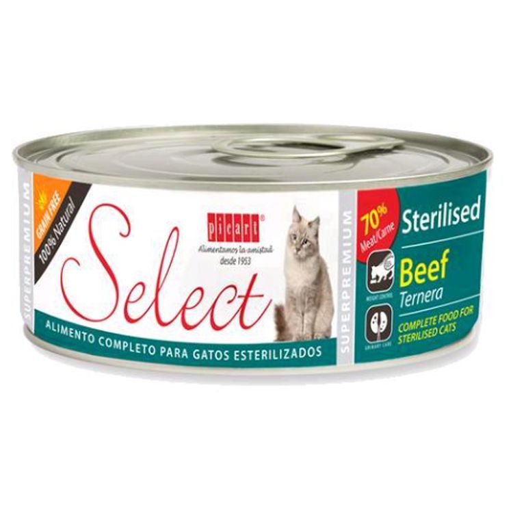 SELECT gato adulto esterilizado lata 100 gr
