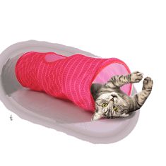 AFP gato tunel Modern Cat rosa 25x25x70 cm