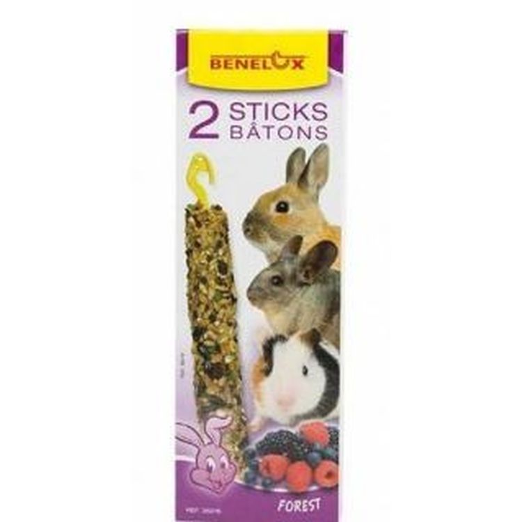 BENELUX roedores barritas frutas del bosque 2 uds