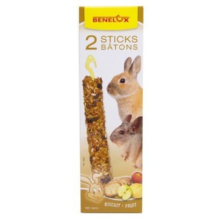 BENELUX roedores barritas bizcocho y frutas XXL 2 uds