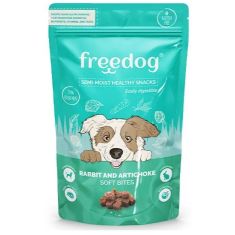 FREEDOG perro snack conejo y alcachofa 100gr