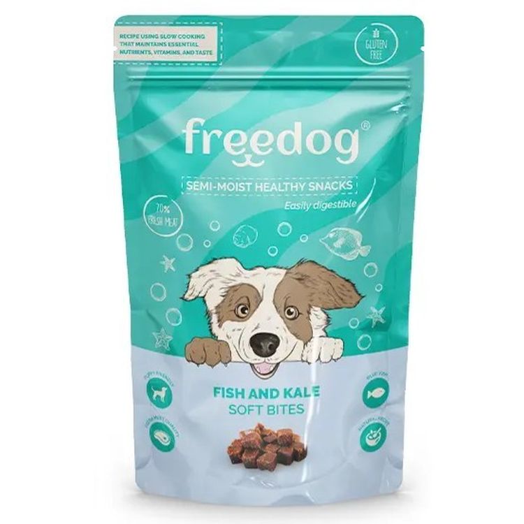 FREEDOG perro snack pescado azul y kale 100gr