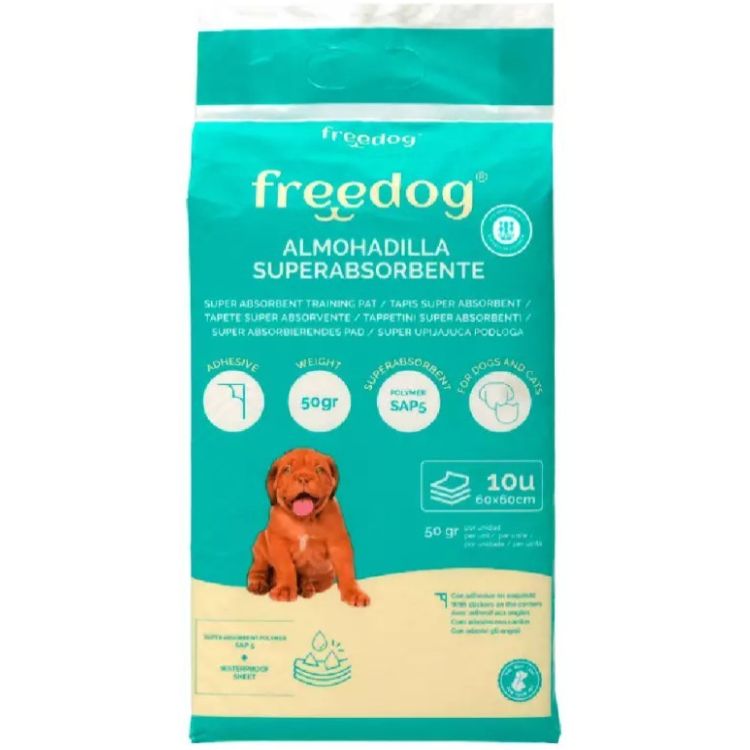 FREEDOG empapadores lavanda 60x60 cm 10 uds