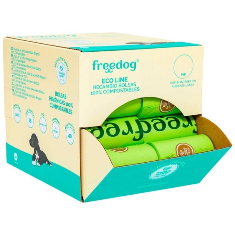 FREEDOG bolsas higienicas 100% compostables