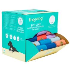 FREEDOG eco bolsas higienicas recicladas 15 ud
