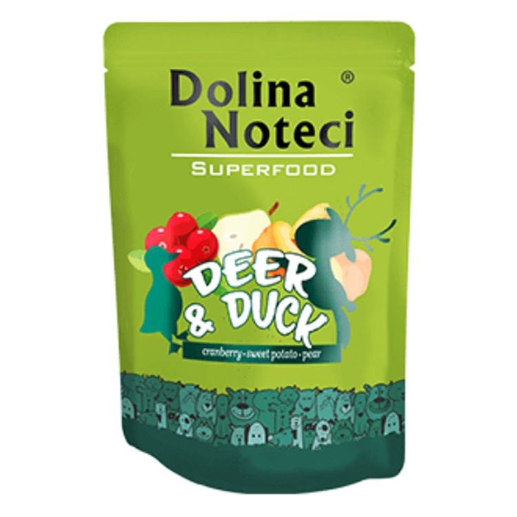 DOLINA perro ciervo y pato pouch 300 gr
