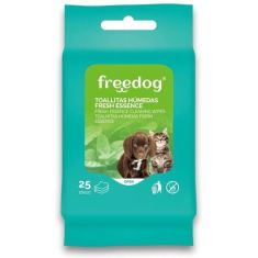 FREEDOG toallitas fresh aloe vera S 25 uds