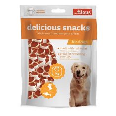 FILOUS perro snack chiken & fish 100 gr