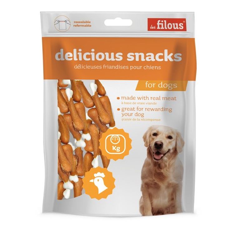 FILOUS perro snack chiken leg 100 gr