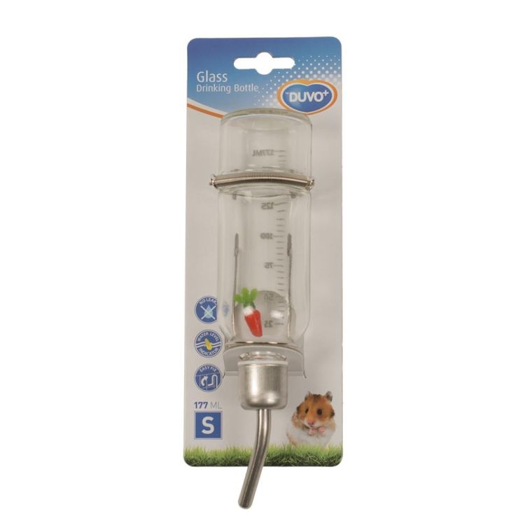 DUVO roedor bebedero cristal S 177 ml
