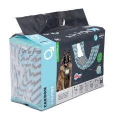 M-PETS perro pañal macho carbon activo