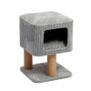 FREEDOG rascador Sit & Scratch gris 35x35x47 cm