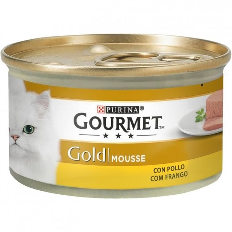 GOURMET gato Gold mousse pollo 85 gr