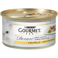 GOURMET gato Diamant finas lonchas pollo 85 gr
