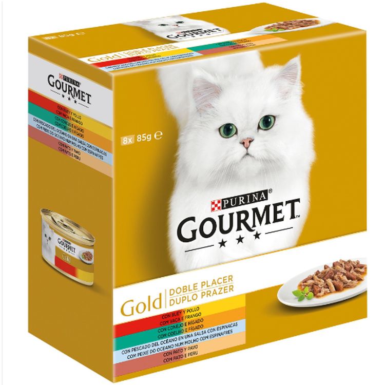 GOURMET gato Gold doble placer surtido