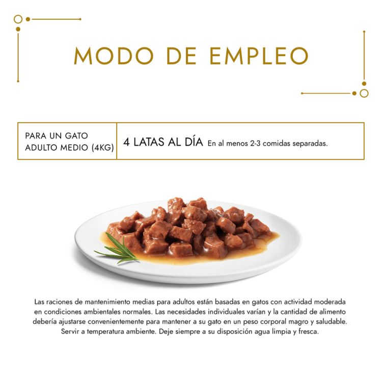GOURMET gato Gold bocaditos en salsa 12x85 gr