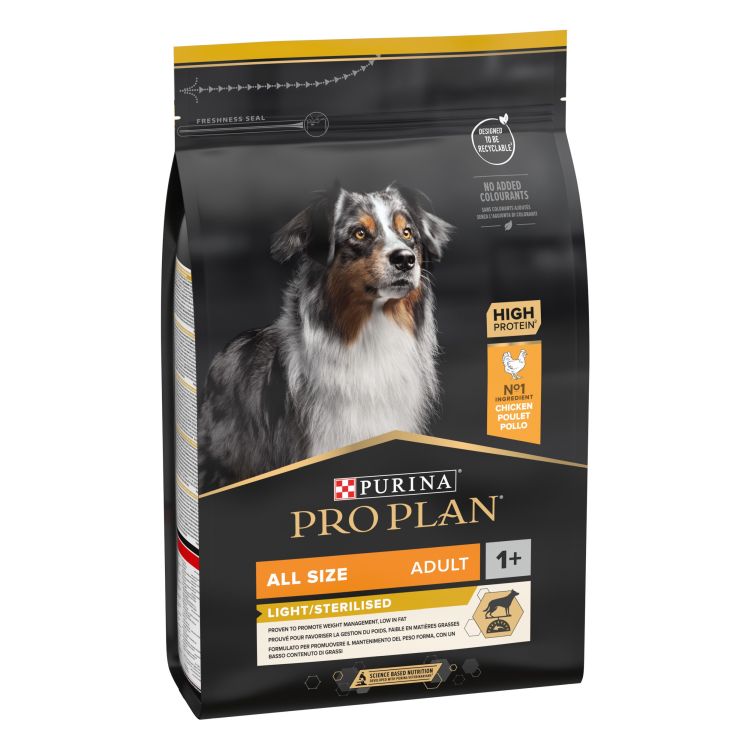 PROPLAN perro adulto light/sterilised pollo