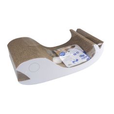 DUVO rascador carton Willy whale con catnip 48x26x15 cm