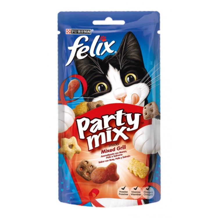 FELIX gato snack Party mix mixed grill 60 gr