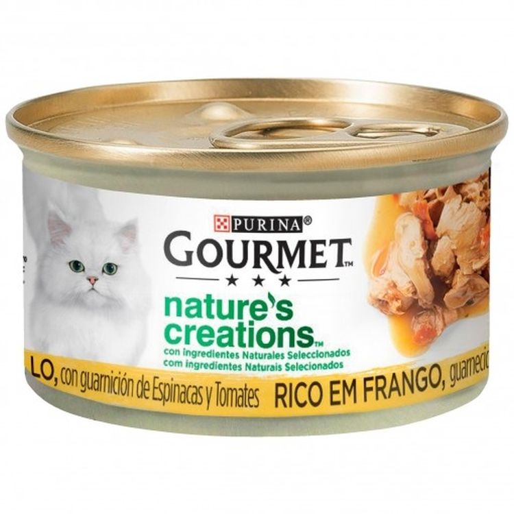 GOURMET gato Natures creations pollo 85 gr