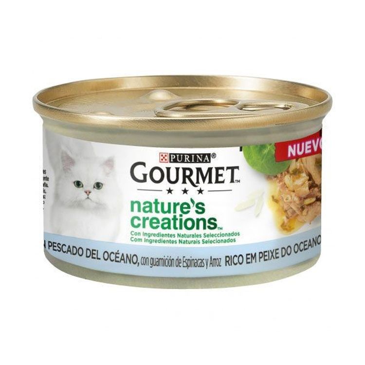 GOURMET gato Natures creations pescado 85 gr