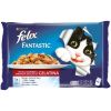 FELIX gato adulto Fantastic duo carnes 4x85 gr