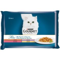 GOURMET gato Perle laminas gelatina pavo 4x85 gr