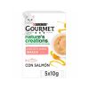 GOURMET gato snack Puree salmon 5x10 gr