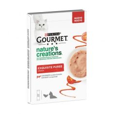 GOURMET gato snack Puree buey 5x10 gr