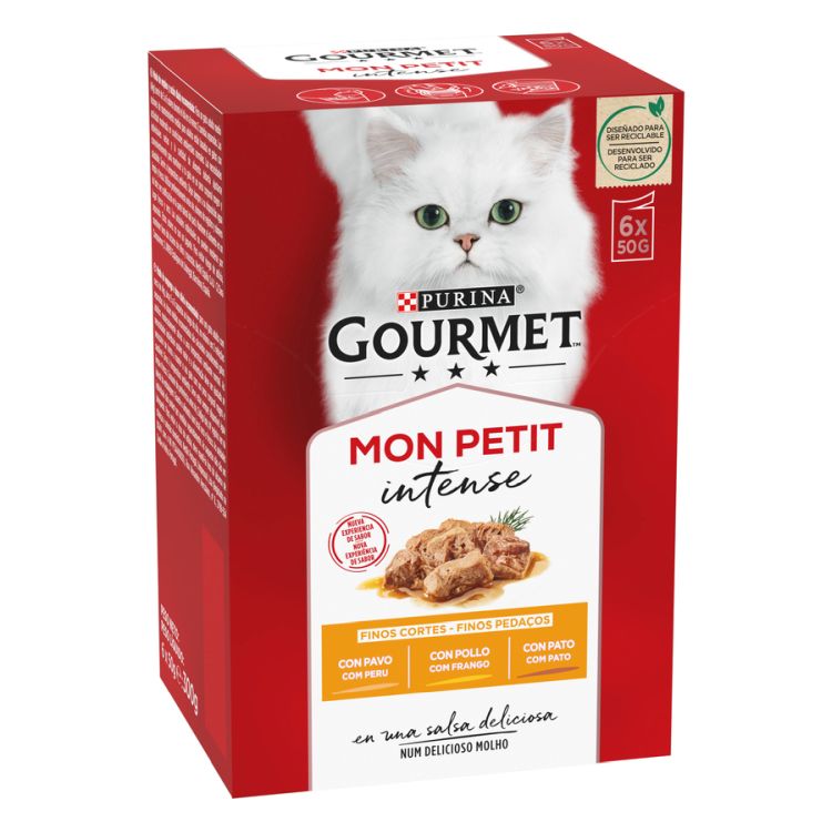 GOURMET gato Mon petit ave surtido 6x50 gr