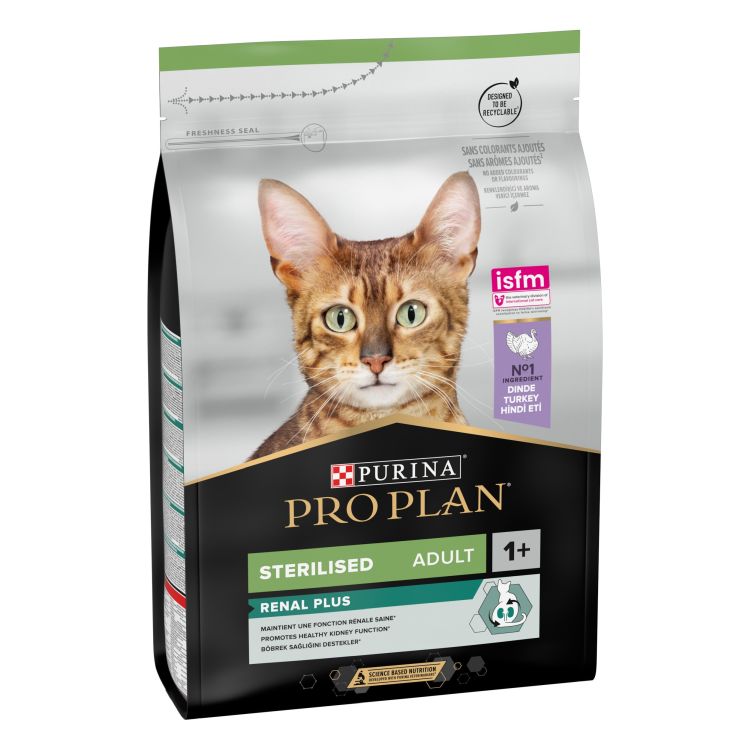 PROPLAN gato adulto sterilised renal+ pavo