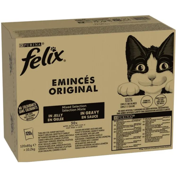 FELIX gato adulto Fantastic carne pouch
