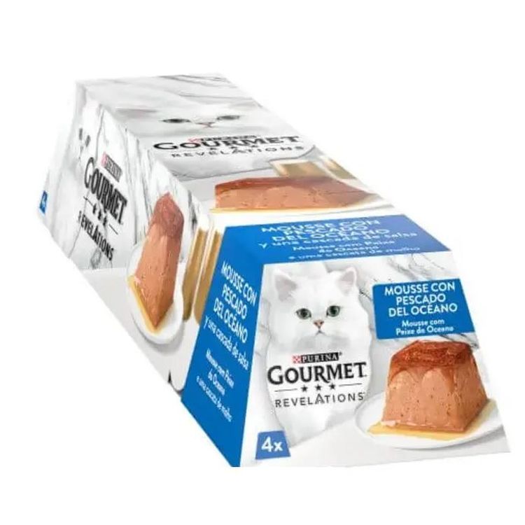 GOURMET gato Revelations mousse pescado 4x57gr