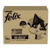 FELIX gato adulto Fantastic selección sabores carne en gelat