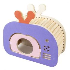 DUVO roedor caseta madera TV 19,6x8,5x17 cm