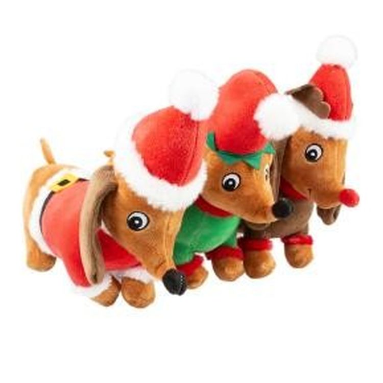 DUVO perro juguete peluche X-mas Hombre de jengibre 19x15x6 cm