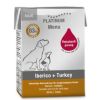 PLATINUM perro adulto iberico y pavo brick 375 gr