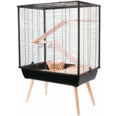 ZOLUX roedor jaula Neo Cosy negra 78x48x80 cm
