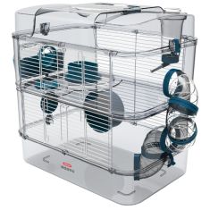 ZOLUX roedor jaula Rody 3 Duo azul 41x27x40 cm